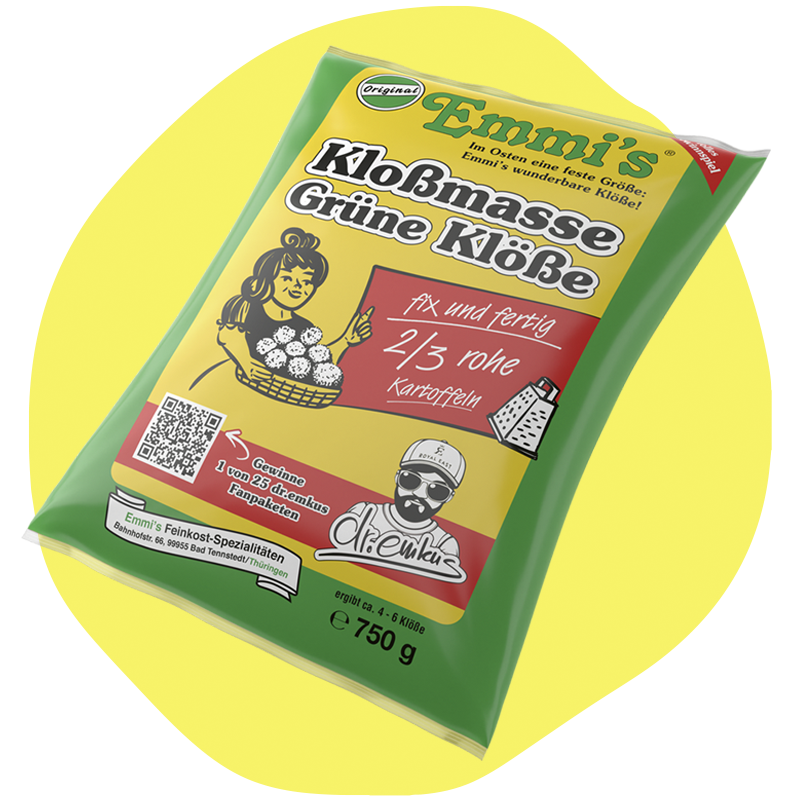 Emmi's Kloßmasse Grüne Klöße