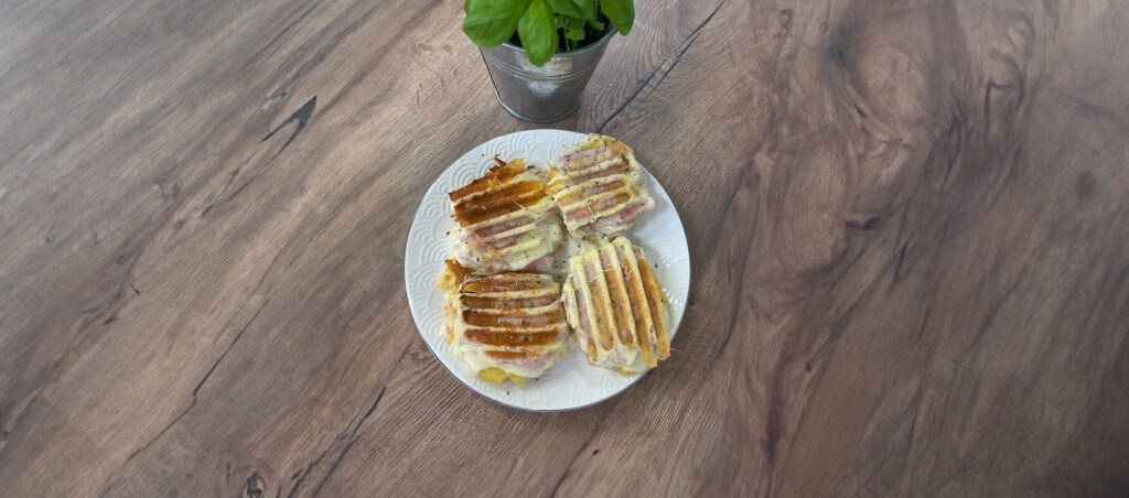 Käse Schinken Klöße im OptiGrill